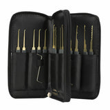 GOSO 24 Piece Lock Pick Set + Transparent Practice Padlock Bundle