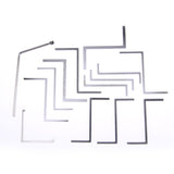 HUK 14 Pieces Tension Wrenches and Turning Tools Set