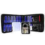 H&H 30-in-1 Lock Picks Set Transparent Practice Padlock Bundle