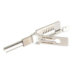 Lishi Style Yale 2-in-1 Decoder and Pick for Dimple Cylinder