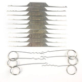 Superb 10 Piece Wave Lock Rake Set