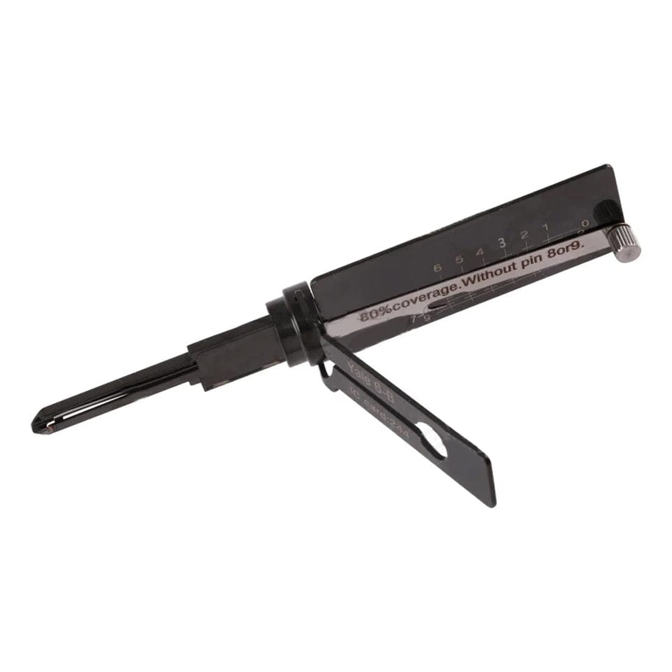 Lishi Style AKK Yale-6B 2-in-1 Pick & Decoder for YALE 6-Pin